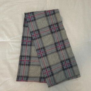 Old Navy Grey Plaid Infinity Scarf